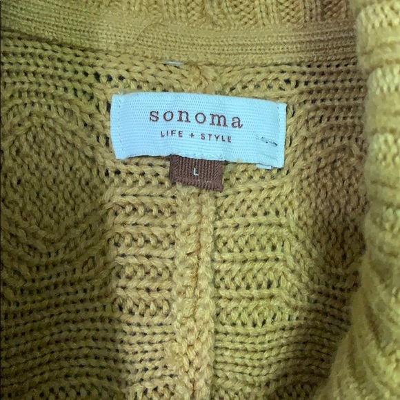 Sonoma 3/4 Sleeve Cable Knit Duster Cardigan - Picture 2 of 3